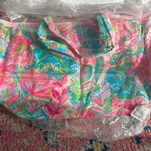 NWT Lilly Pulitzer canvas tote bag